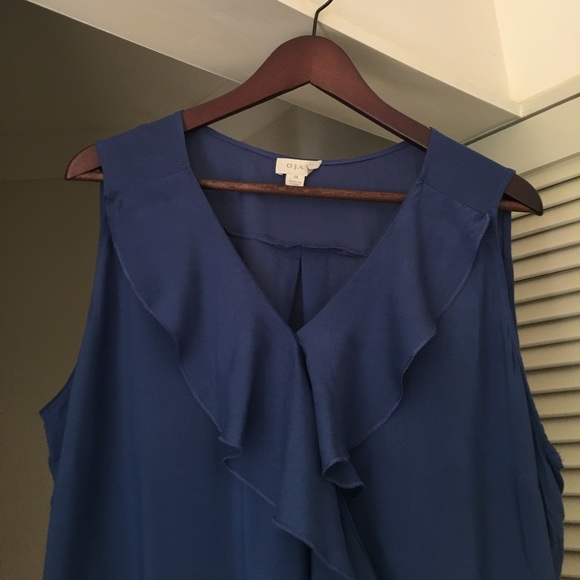 🌟Host Pick🌟 OJAY Blue Midi Dress NWOT Size 14 - Picture 13 of 14